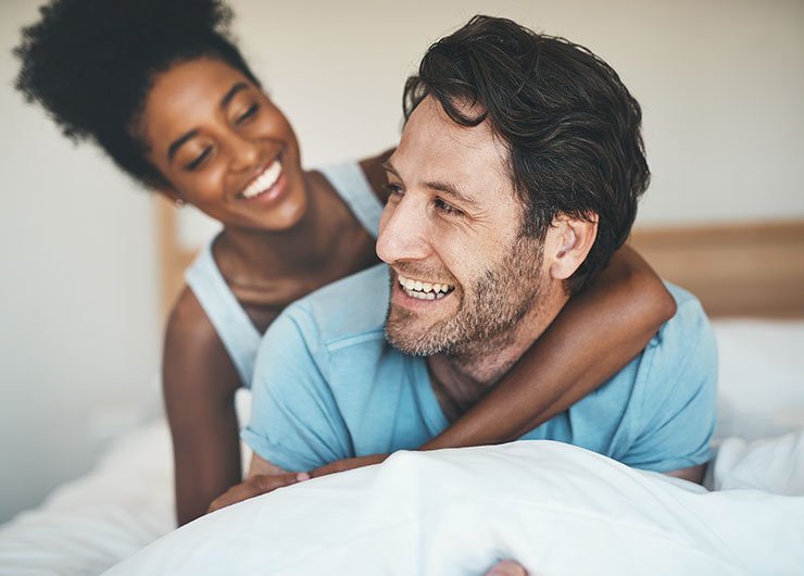 Couple in bed